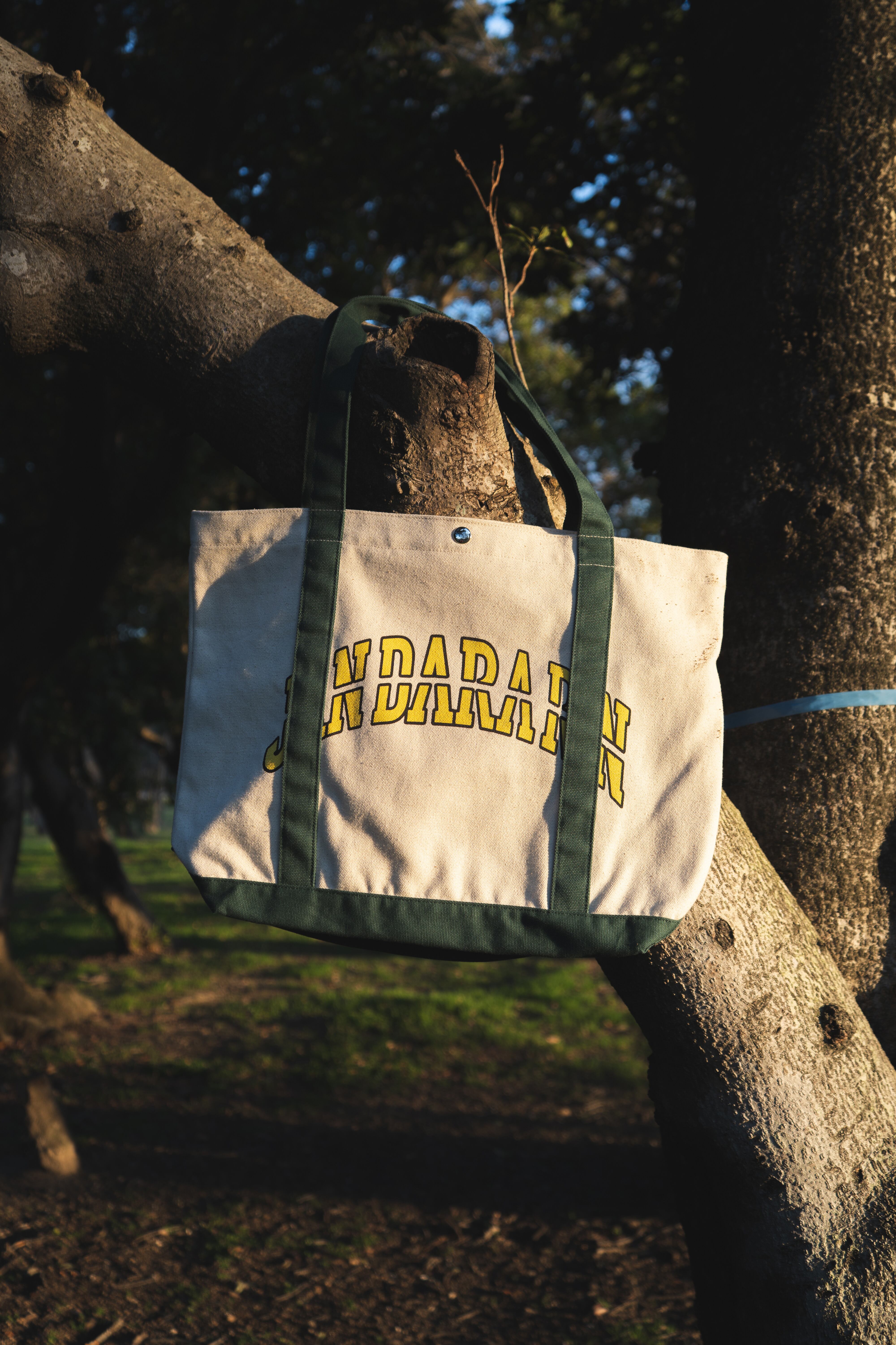 JDR.SP_CANVAS TOTE BAG（GREEN） | JAN DARA RIN