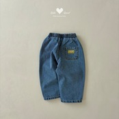 【取寄】LALALAND （Kids）ワイドカーブデニム（デニム）｜秋服｜韓国子供服｜ 26/SM