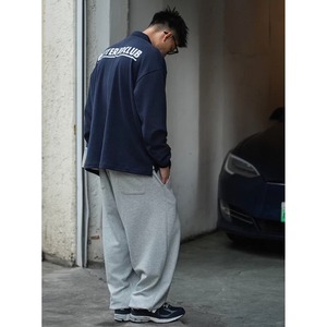 Cinched hem wide sweatpants 1521