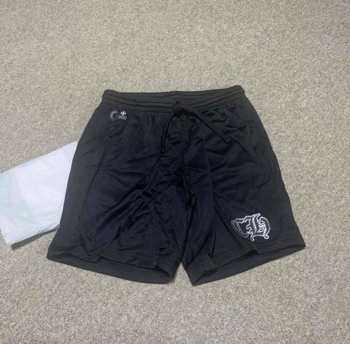CHROME HEARTS クロムハーツ MESH VARSITY SHORTS ショートパンツ 