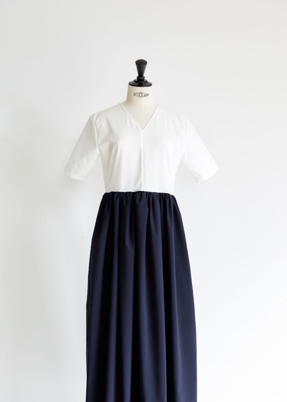 EVERYDAY DRESS CB04 maxi ネイビー | THE9SHOP