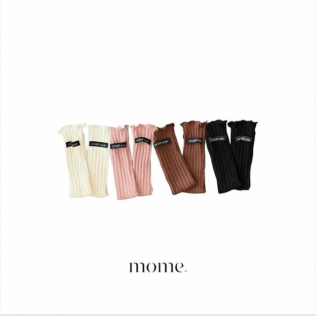 【取寄】MOME オータムリブソックス｜秋服｜韓国子供服｜ 26/AT