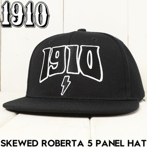 1910 ナインティーンテン SKEWED ROBERTA SNAPBACK HAT スナップバックキャップ 帽子 日本代理店正規品
