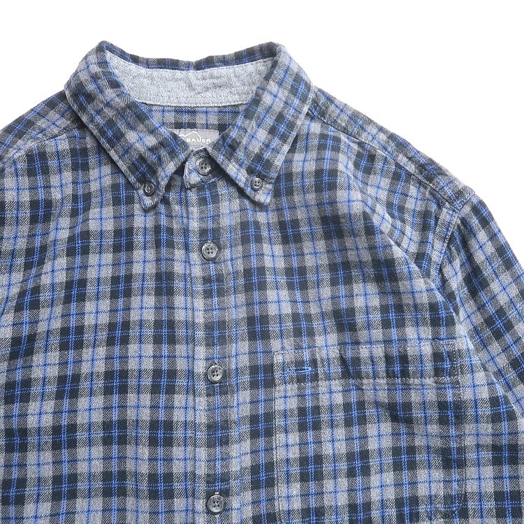 古着 エディーバウアー Eddie Bauer ネルシャツ 長袖シャツ ボタン