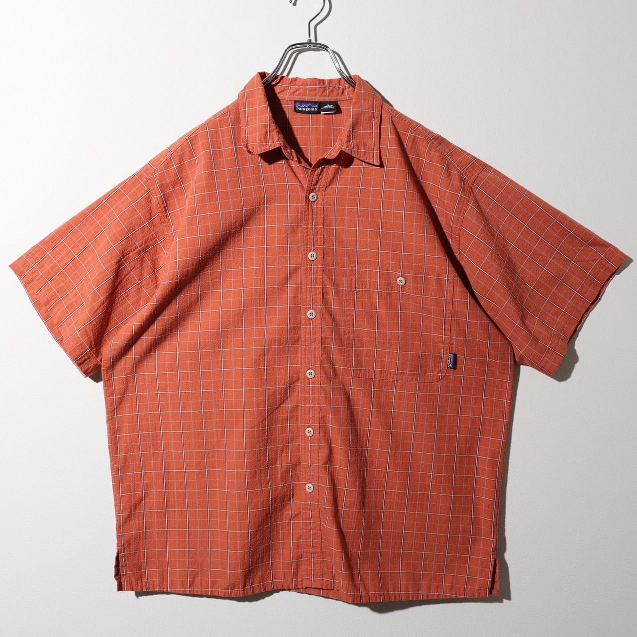 Mint L 03年 Puckerware Shirt Patagonia パッカーウェアシャツ パタゴニア  シアサッカー