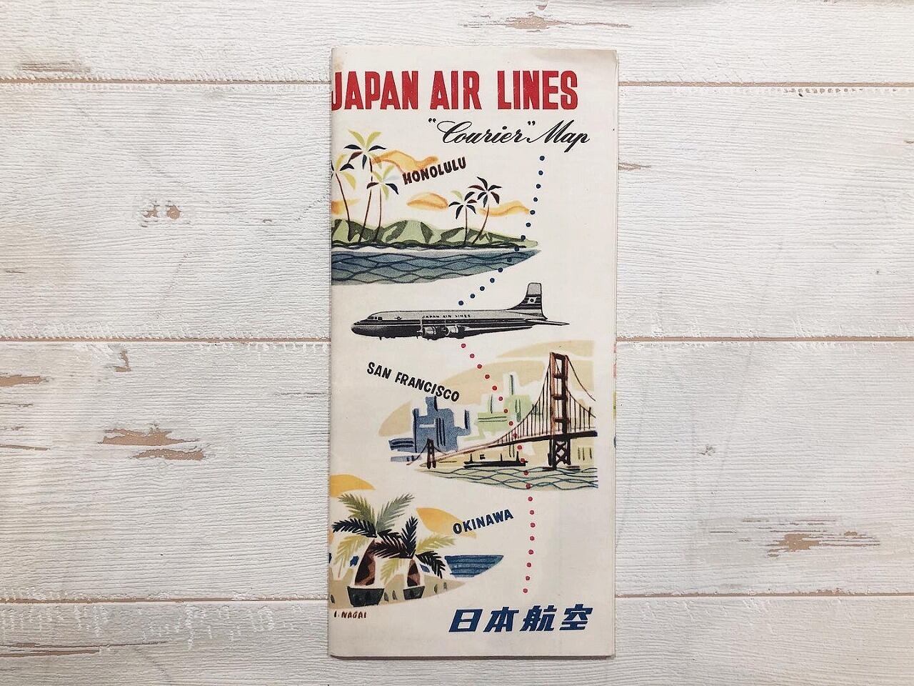 【GG-004】vintage guide book /display goods