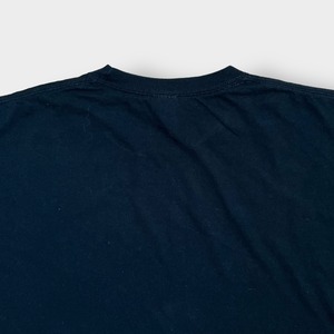 【PORT&COMPANY】フットボール ブルドックス ロゴ プリント Tシャツ XL ビッグサイズ 黒t 半袖 夏物 us古着