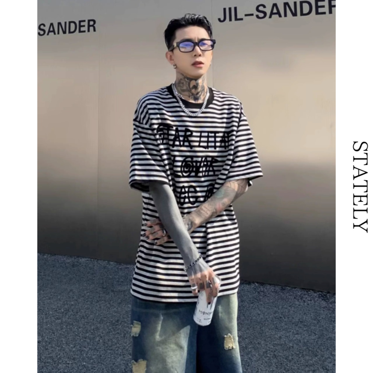 Border Graffiti ボーダーTee_T305・画像7