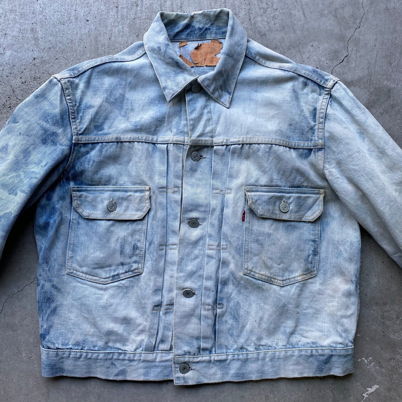 50年代 ビンテージ Levi's リーバイス タイダイ ブリーチ加工 507XX