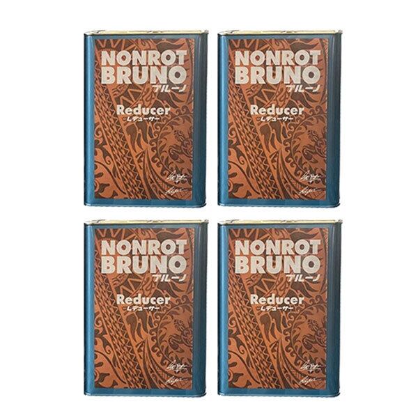 まとめ買い 3.5L缶×4缶 ノンロットブルーノ専用レデューサー 三井化学産資 前田工繊産資 木材保護塗料 半造膜 防腐 防カビ 398