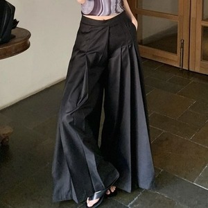Wide Pleats Pants 500748