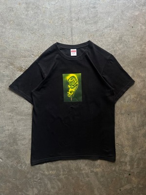 Supreme Ear Tee プリント Tシャツ S ブラック USA製
