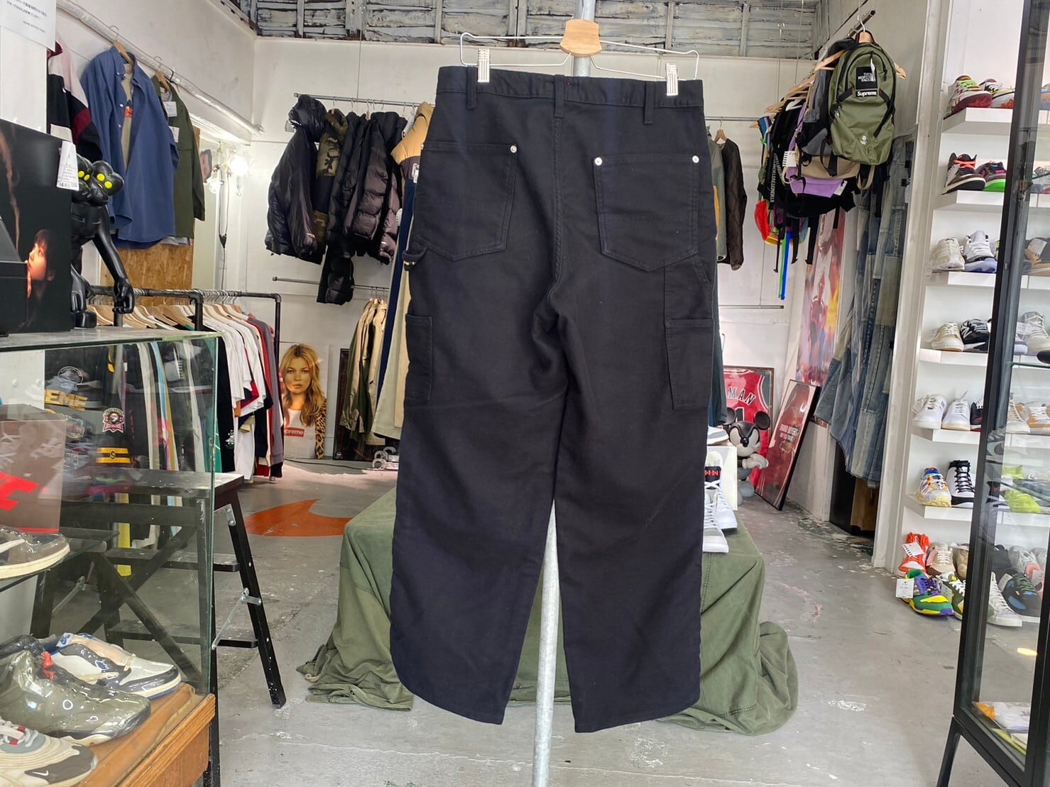 Supreme 23AW MOLESKIN DOUBLE KNEE PAINTER PANT BLACK 30 01975 