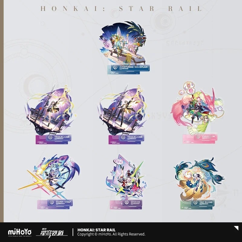 崩壊スターレイル 愉悦運命シリーズ アクリルスタンド 銀狼Lv999 緋英