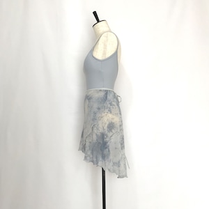 ◇"Tatiana" Ballet Wrap Skirt -Hazy Blue