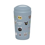 保温タンブラー520ml【パミスネコ】サックスブルー