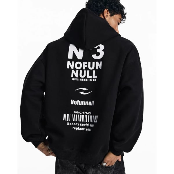 Back letter design hoodie P304