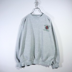 デザインスウェット ワンポイント刺繍 made in USA