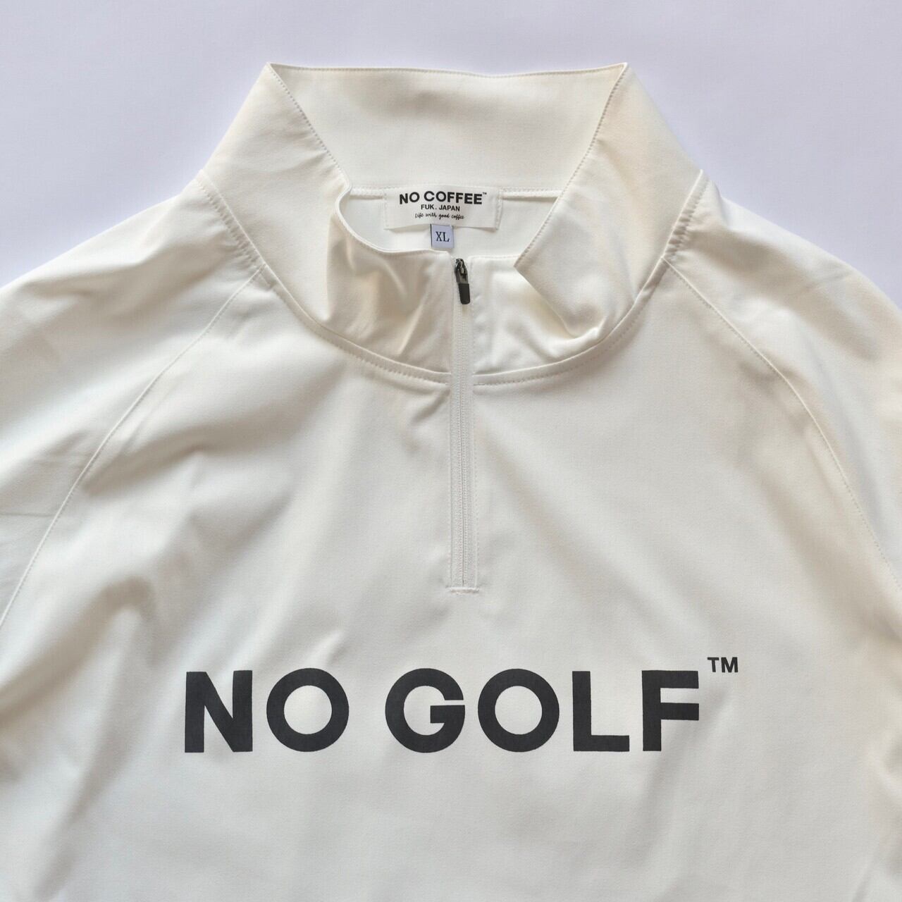 NO COFFEE × CLUBHAUS NO GOLF ハーフジップピステ M-