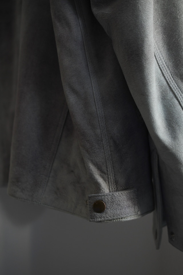 SEVEN BY SEVEN / LEATHER DETROIT JACKET (Ice Gray)