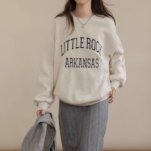 Letter Print Sweatshirt KRE1965