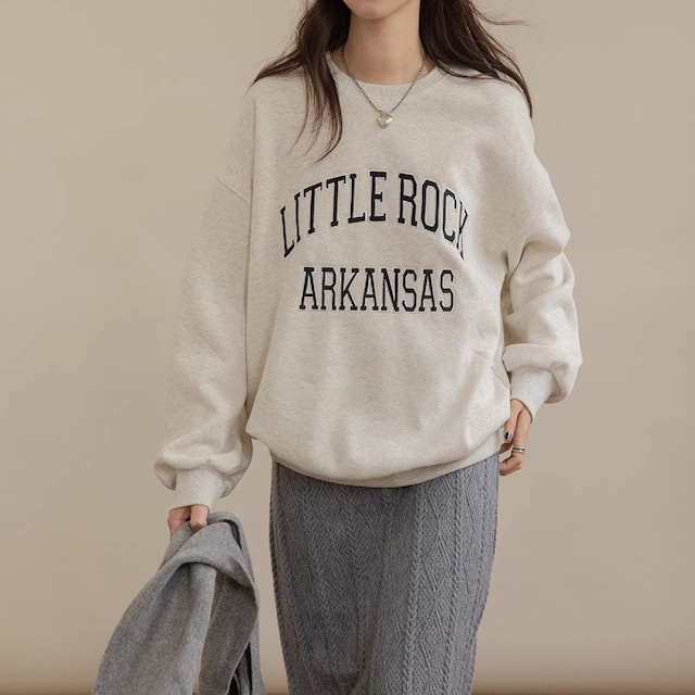 Letter Print Sweatshirt KRE1965