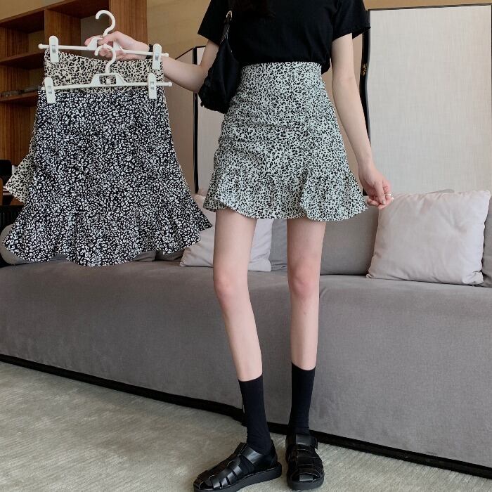 プリーツスカート スプリングサマーフローラルAラインハイウェストウェスト 春物 夏物 花柄 1号婦人37201739033