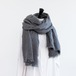 LOCALLY(ローカリー) /ミックスギンガムストール /グレー