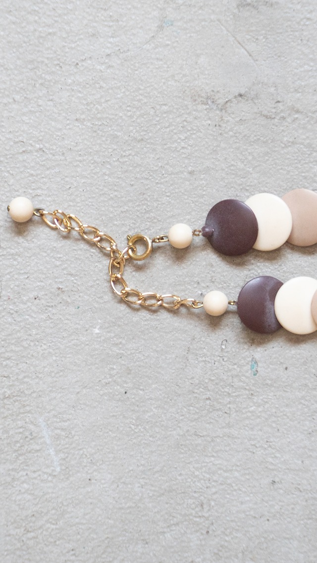 unknown used Disc beads necklace