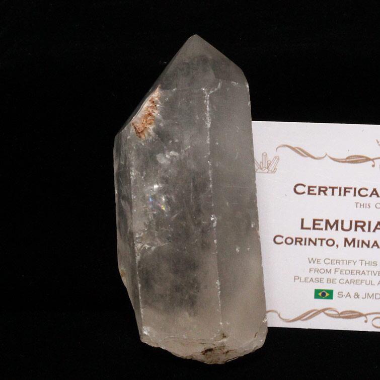 レムリアンシード スモーキークォーツ 原石 ブラジル ミナスジェライス州 コリント産 証明書付属 一点物 271-576
