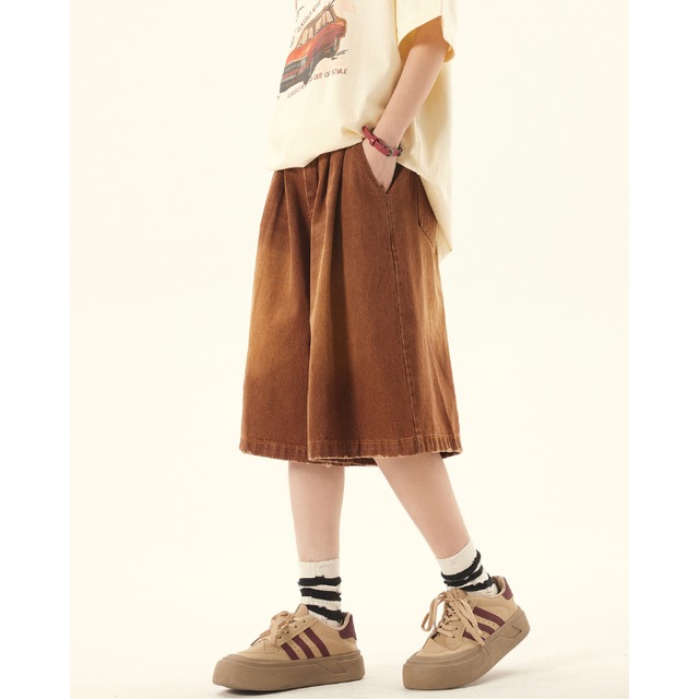 simple half denim　シンプルハーフデニム　J1137