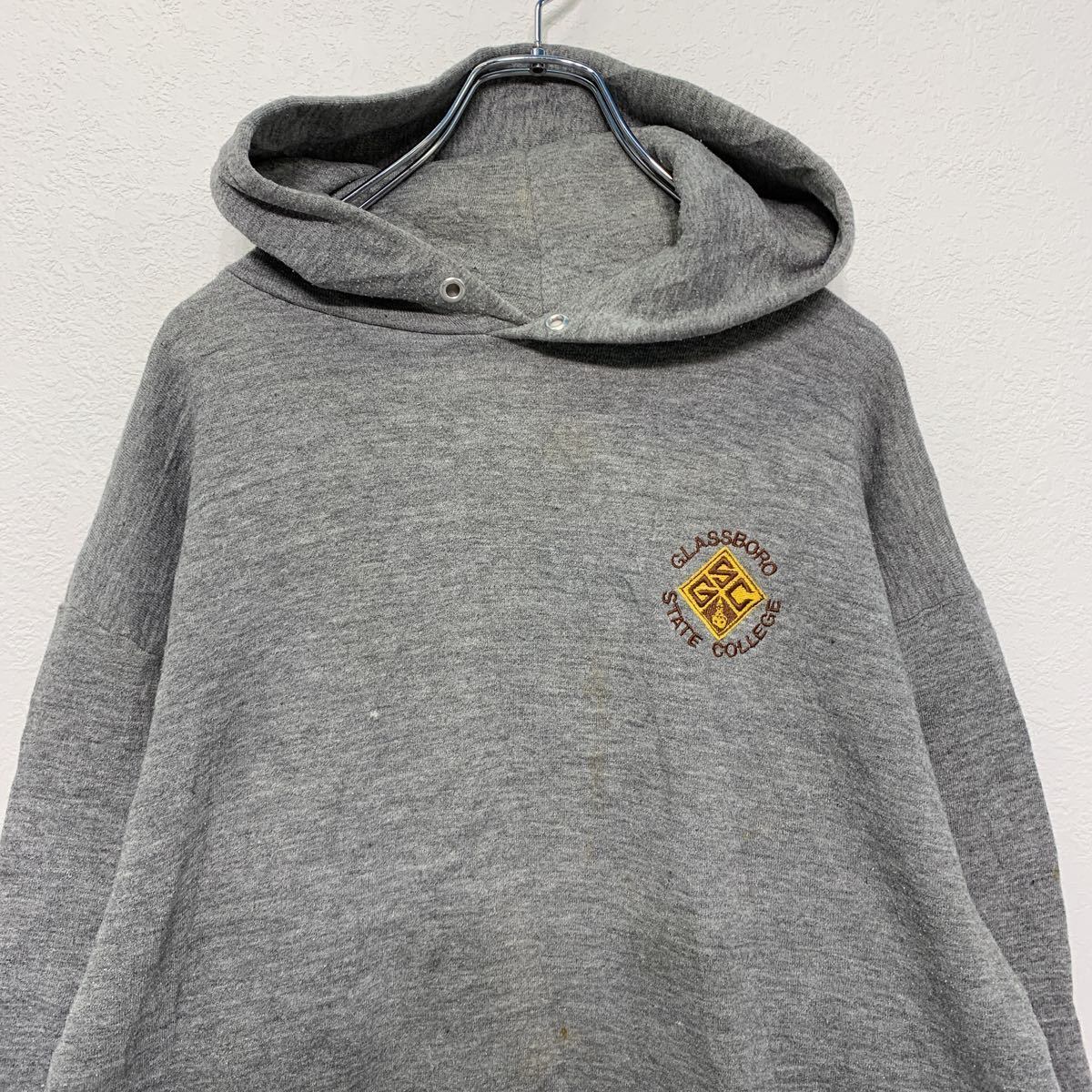 JANSPORT ロゴ スウェット フーディー XL グレー ジャンスポーツ