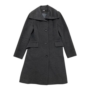 DKNY Long Coat Angora Grey