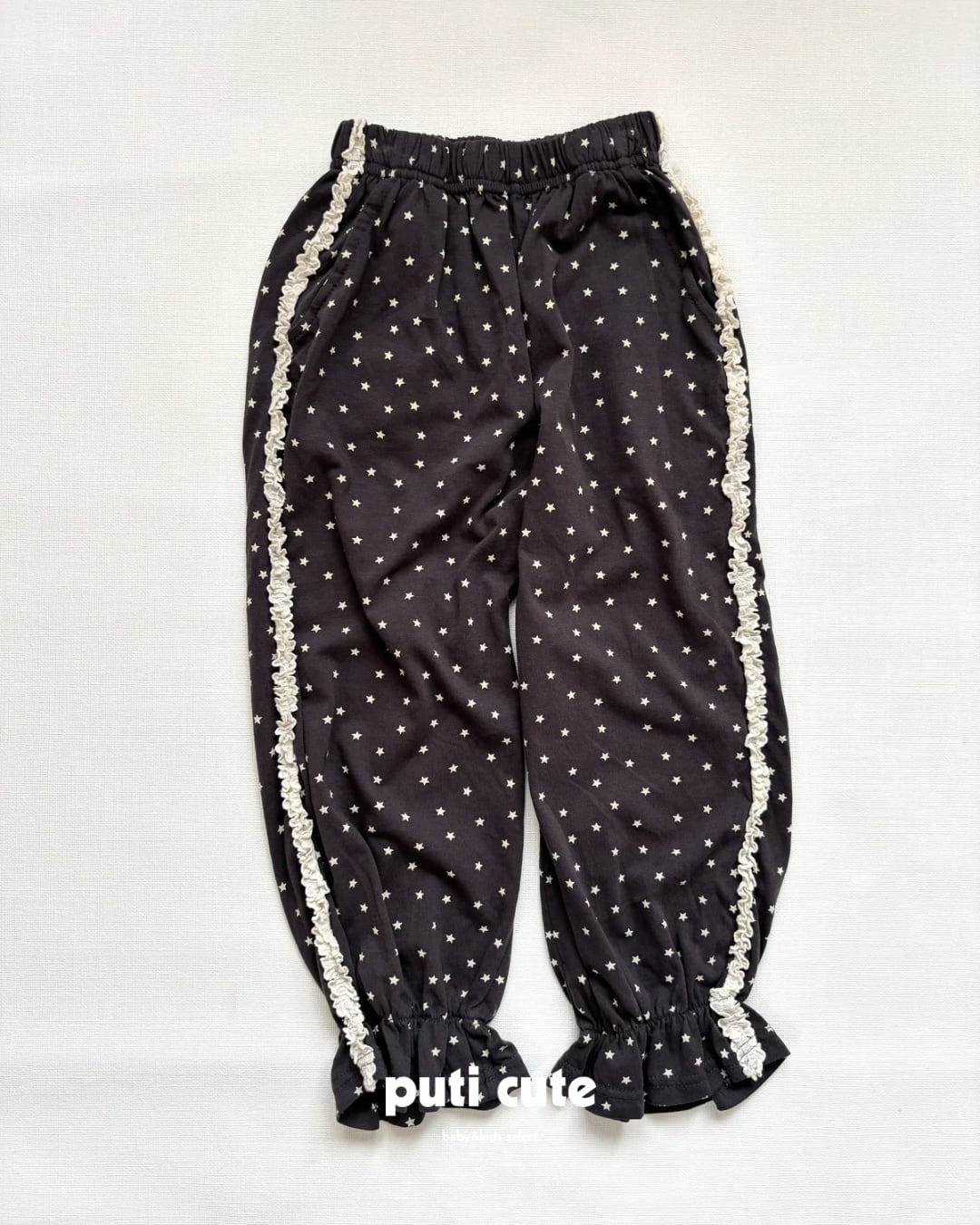 100-120 ꒰ 即納 ꒱ Star frill pants / MINIMAL ⸝⋆