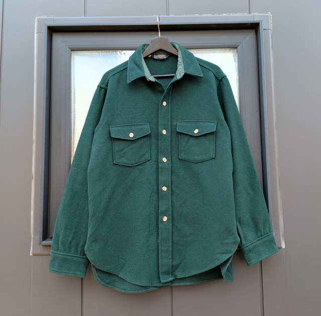 80s lands' end wool shirt 小岩店