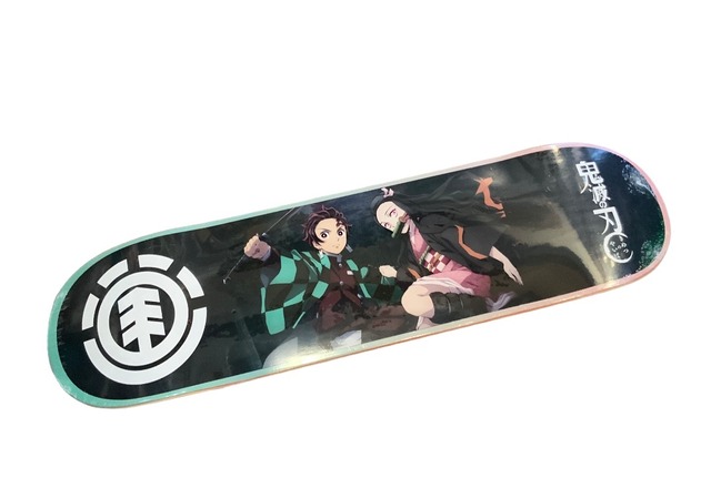鬼滅の刃 スケボー デッキ ELEMENT KIMETSU TANJIRO NEZU DECK 8.125 