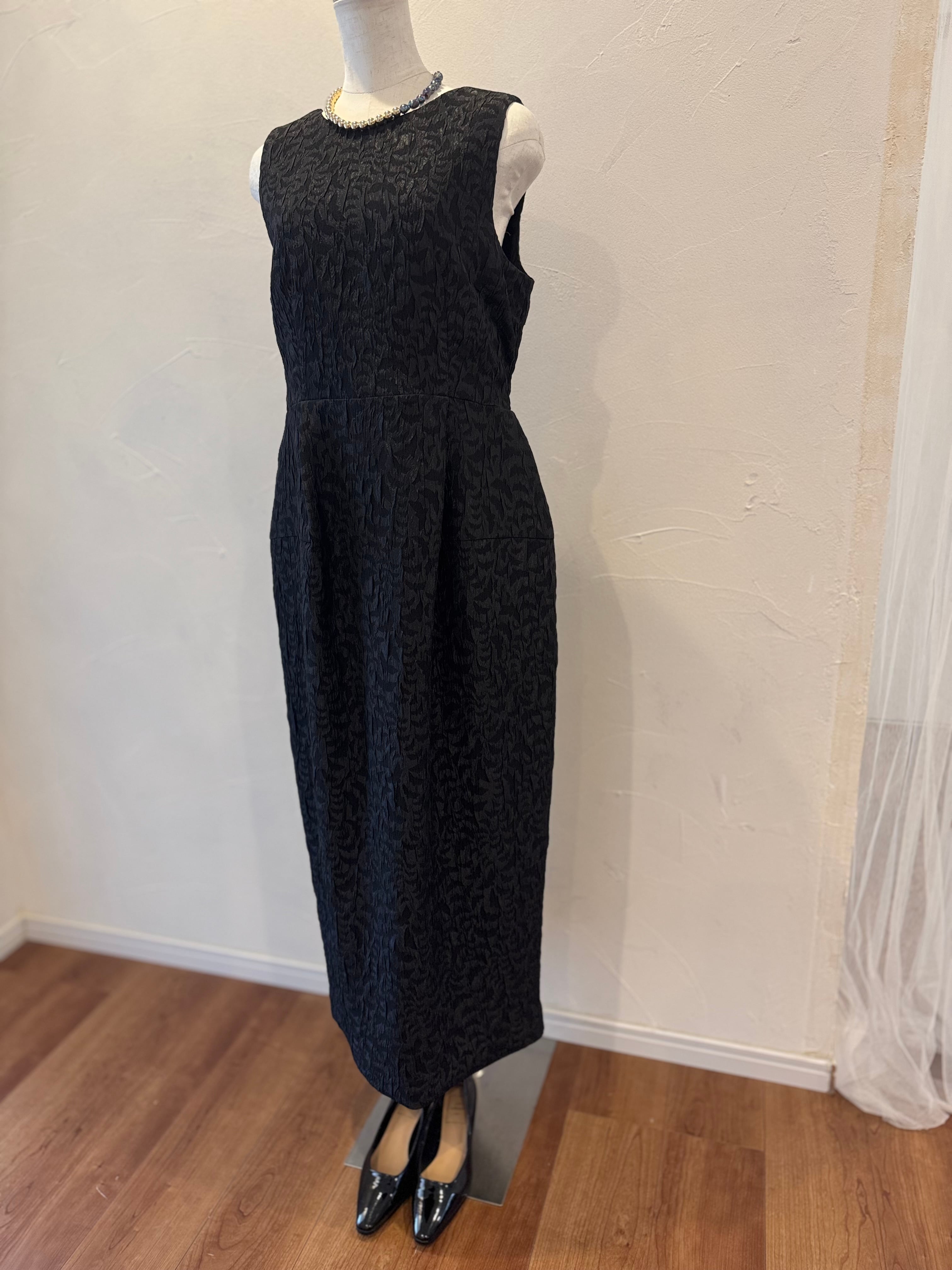 【Mewl】ジャガードランタンワンピース　M251-55104