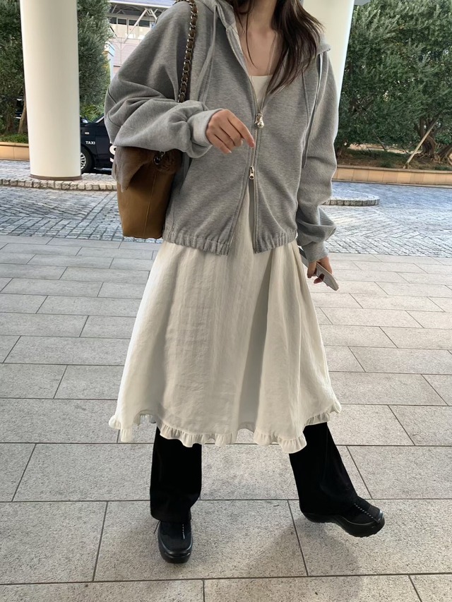 (予約) mellounge  / Frill two-way dress 2color