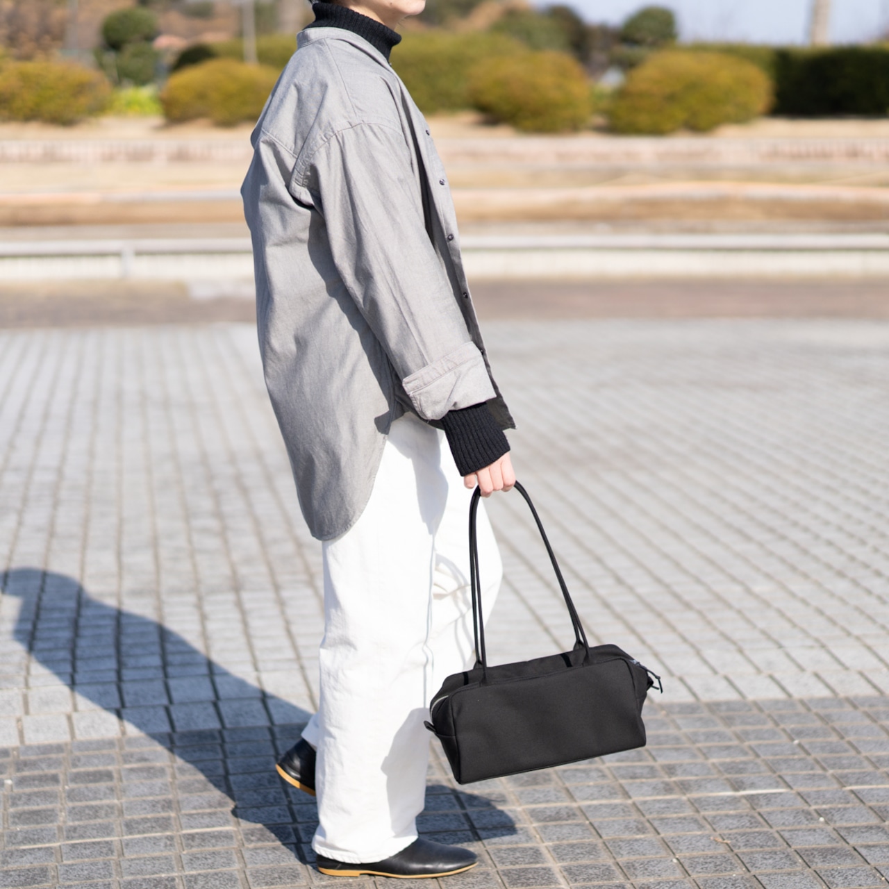 Cuboid Bag Wide ブラック