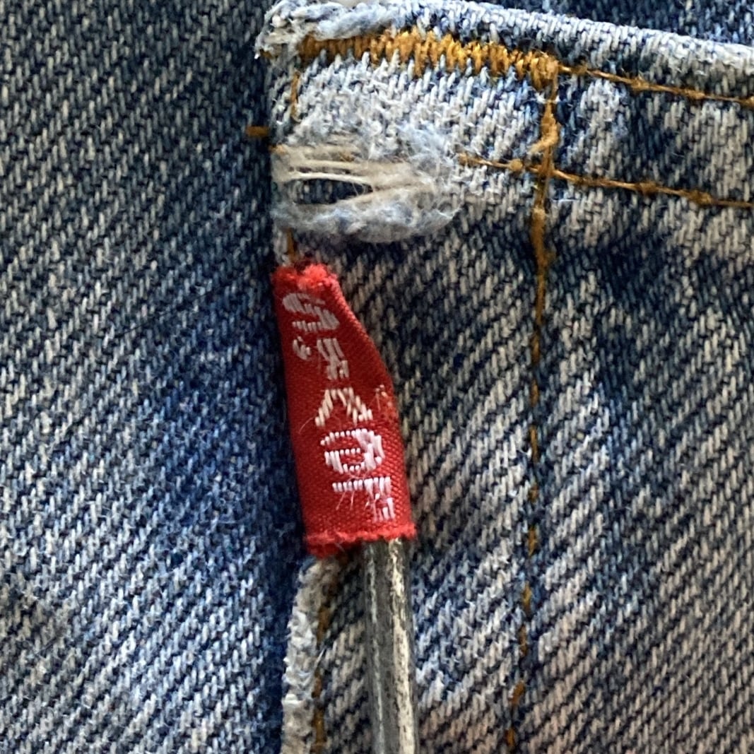 W31】80s US.Levis 501 リーバイス エルパソ工場(525) ボタン裏刻印525
