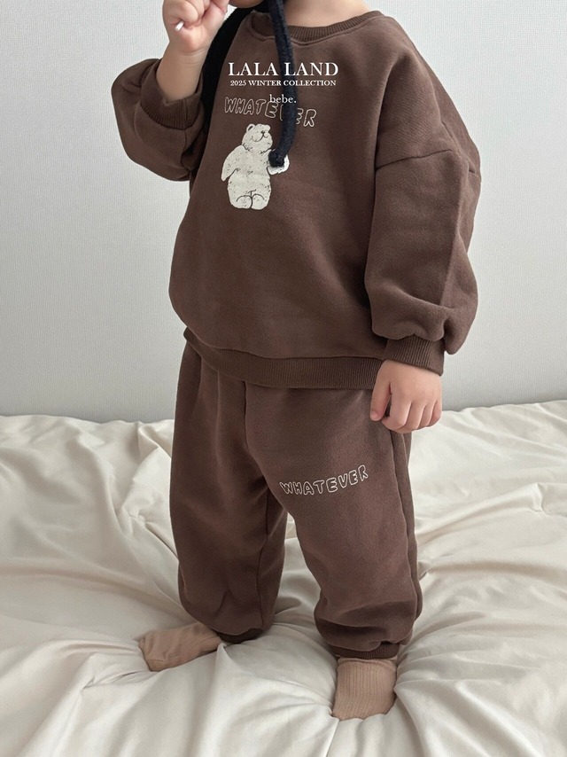 予約⌇LALALAND / (bebe) snow ribbed pants