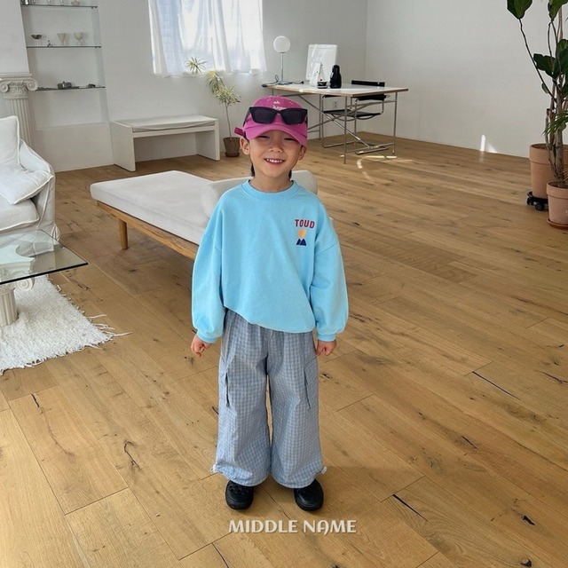 《送料無料》予約:チェック柄パンツ【MIDDLENAME】