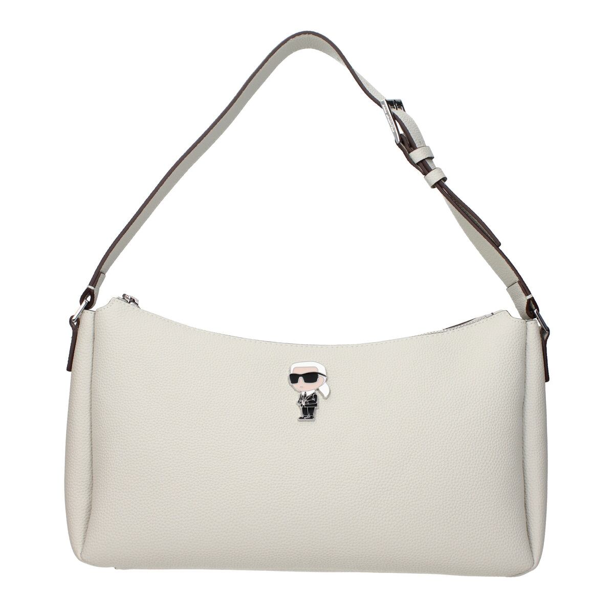 KARL LAGERFELD カールラガーフェルド レディース ショルダーバッグ レザー グレー