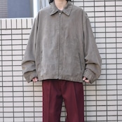 Gary Player fake suede blouson greige