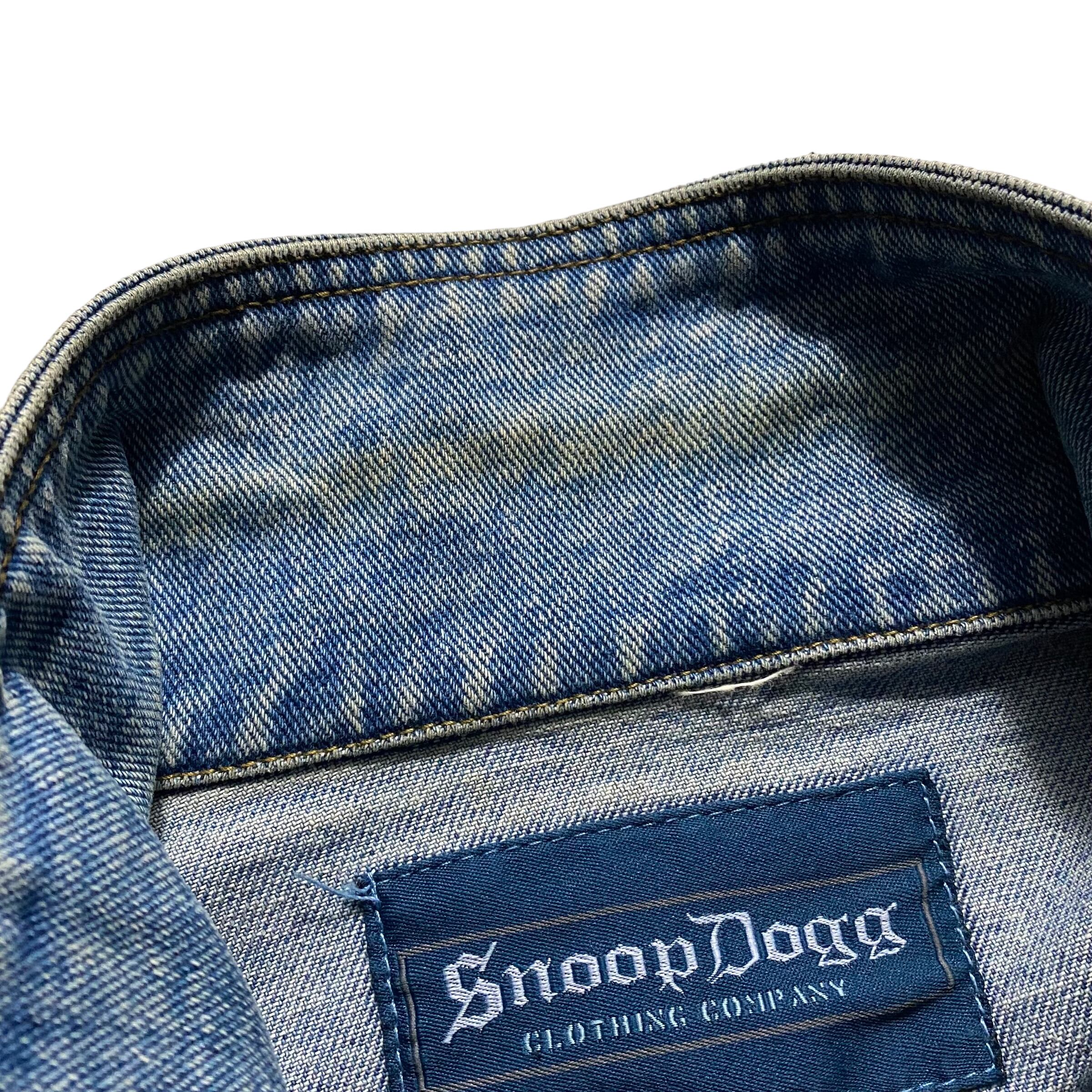 vintage SNOOP DOGG JEANS embroidery denim jacket | NOIR ONLINE