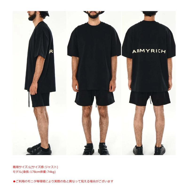 ARMYRICH アーミーリッチ セットアップ メンズ 上下セット カジュアル 男性 スポーツ Tシャツ ハーフパンツ オーバーサイズ ルーズ ルームウェア ARMYRICH アーミーリッチ セットアップ メンズ 上下セット カジュアル