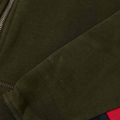 TOMMY HILFIGER トミーヒルフィガー ビッグデザイン スウェット パーカー XL/カーキ メンズ