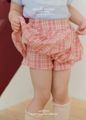 [mardi amber] Check Pumpkin Pants / [마르디엠버] 체크펌킨팬츠