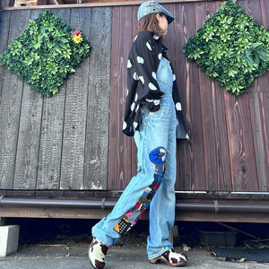 ドットブラウス