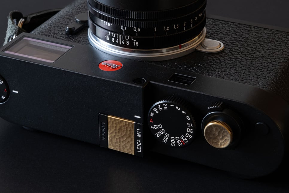 サムレスト M ブラックペイント -Irregular Edition-【 for Leica M10